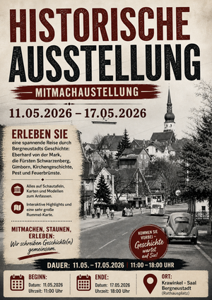 Plakat historische Ausstellung