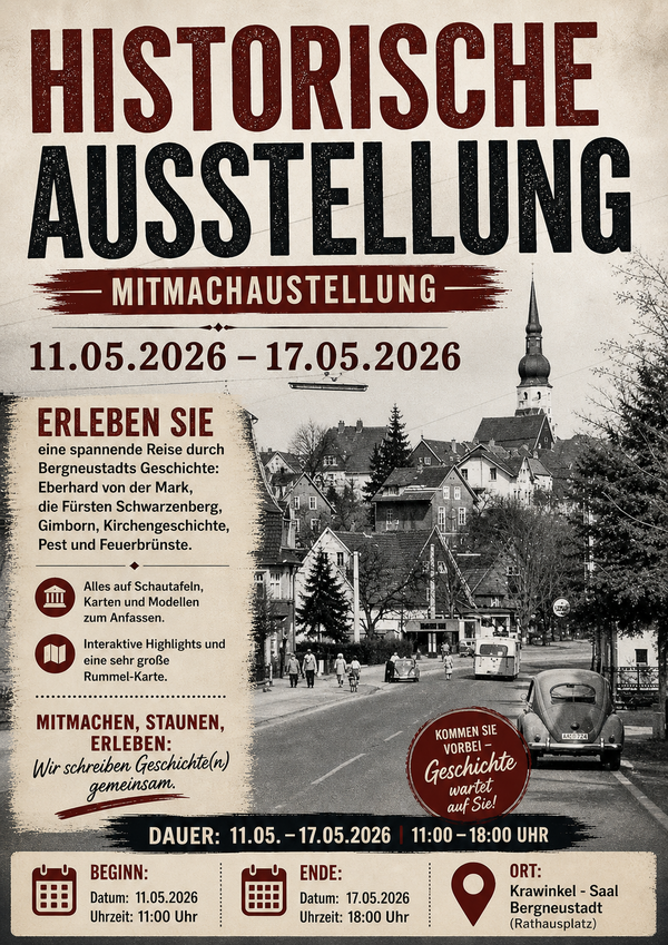 Bild vergr&ouml;&szlig;ern: Plakat historische Ausstellung