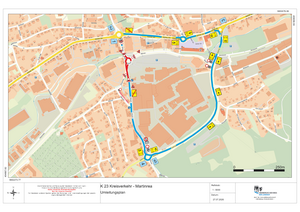 261001-Plan- Sperrung und Umleitung Kreisbaustelle Kreisel Othestra&szlig;e-Bahnstra&szlig;e